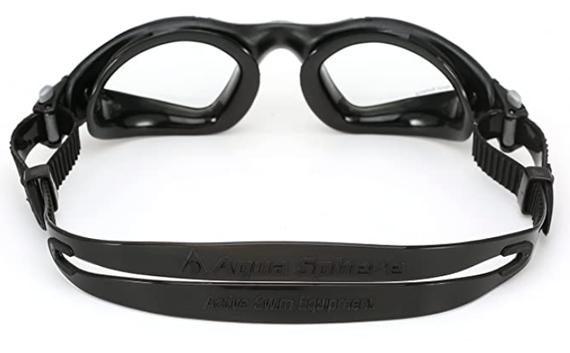 Aqua Sphere Kayenne Swim Goggles Clear Lens - Black/Silver -1